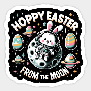 Hoppy Easter - cute Easter Bunny Sticker